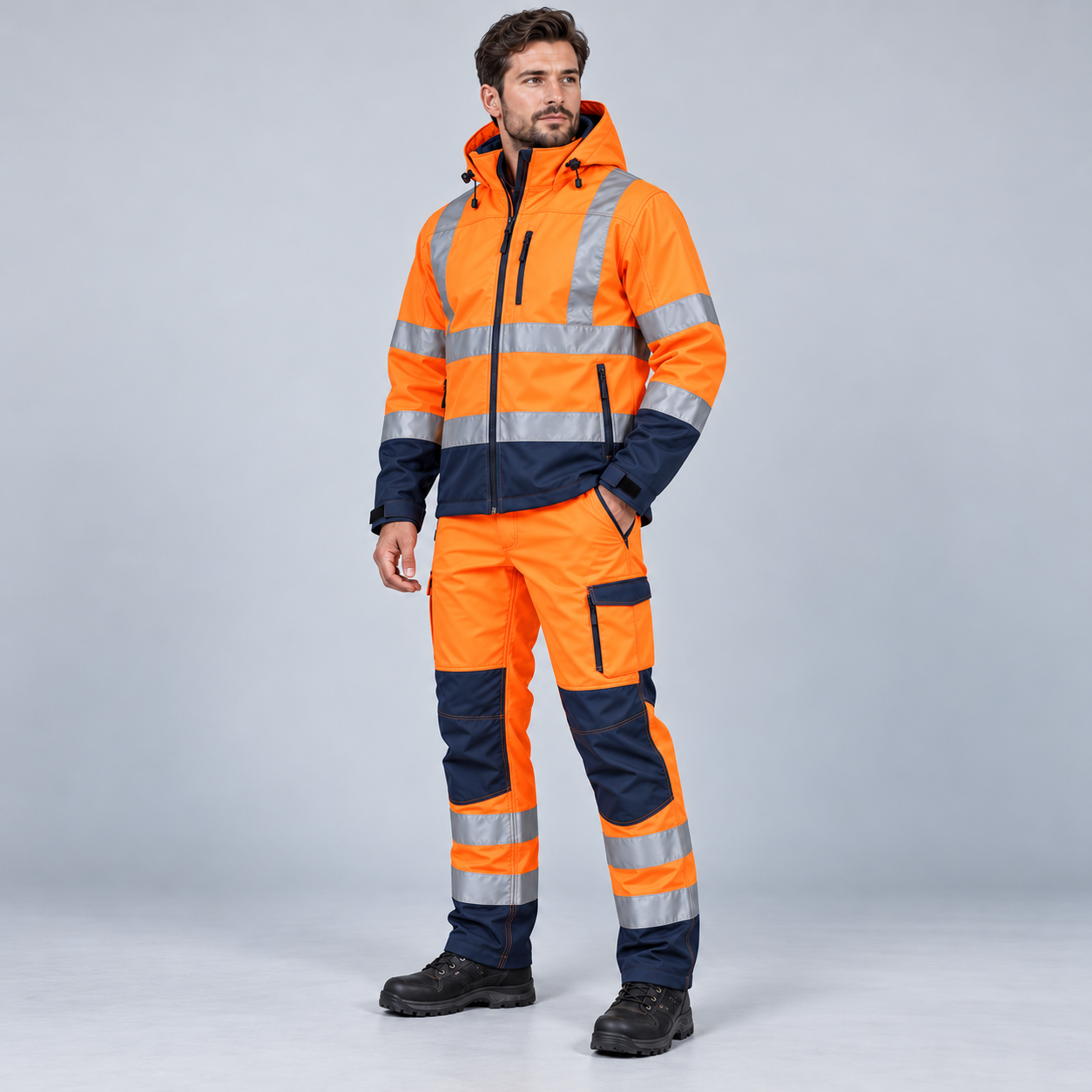 High-Visibility Workwear – Reflective Safety Jacket & Trousers thumbnail 11
